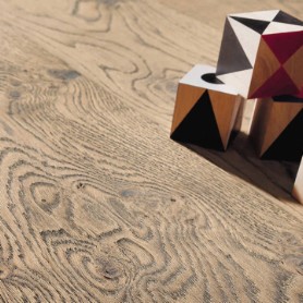 Plancia 4B Rovere grigio tabacco Sauvage spazzolato rtro